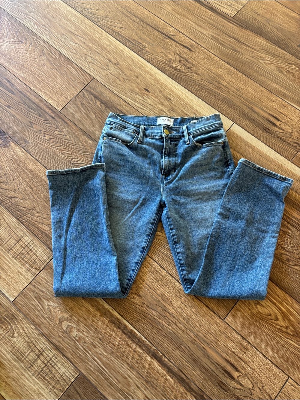 Frame Denim Women's Medium Blue Skinny Jeans